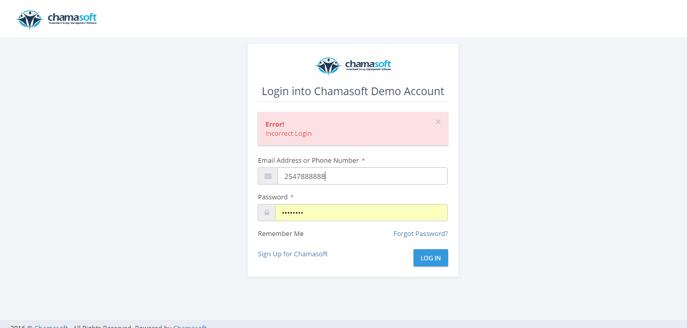 Fig 1: Forgot Password